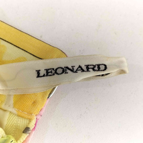 レオナール LEONARD シルク100 総柄 タイトスカート レディース 67