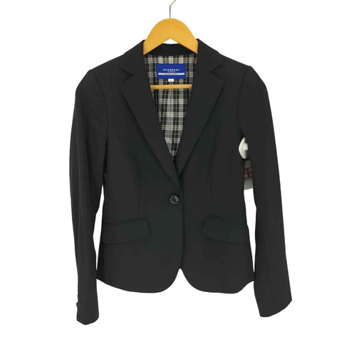 バーバリーブルーレーベル BURBERRY BLUE LABEL 裏地ノバチェック 1B テーラードジャケット レディース 36