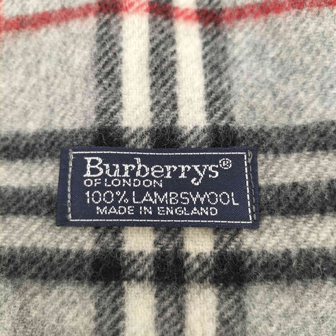 バーバリーズ BURBERRYS 英国製 ラムウール ノバチェック マフラー レディース