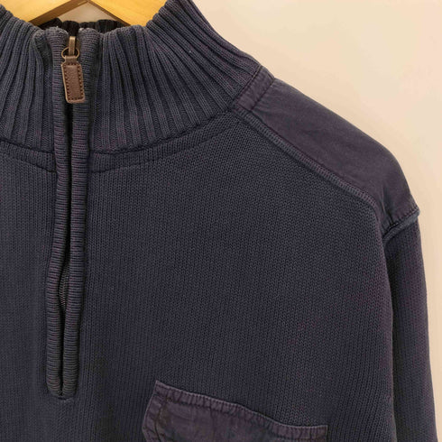 OUTDOOR LIFE アウトドアライフ ハーフジップコットンニット メンズ import:XL