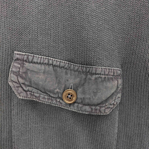 OUTDOOR LIFE アウトドアライフ ハーフジップコットンニット メンズ import:XL