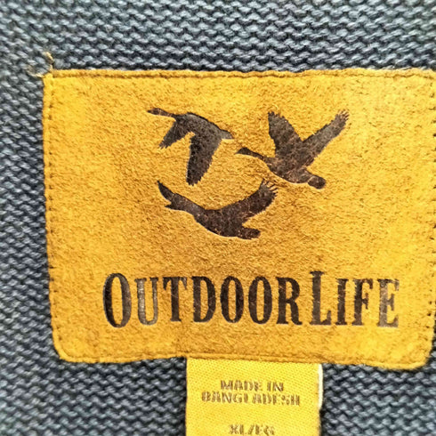 OUTDOOR LIFE アウトドアライフ ハーフジップコットンニット メンズ import:XL
