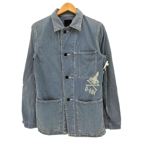 ヒステリックグラマー HYSTERIC GLAMOUR WOMAN ON SKULL D-H84 pt カバーオールBZ ヒッコリー メンズ JPN:S