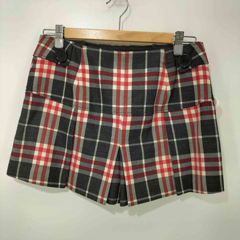 バーバリーブルーレーベル BURBERRY BLUE LABEL チェック キュロット ショートパンツ レディース EUR:38