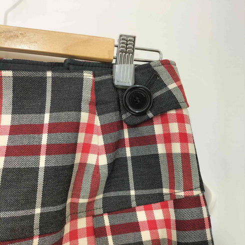 バーバリーブルーレーベル BURBERRY BLUE LABEL チェック キュロット ショートパンツ レディース EUR:38