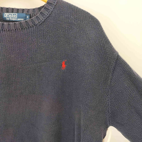 ポロバイラルフローレン Polo by RALPH LAUREN 90S ポニー刺繍 コットンクルーネックスウェット メンズ import:S