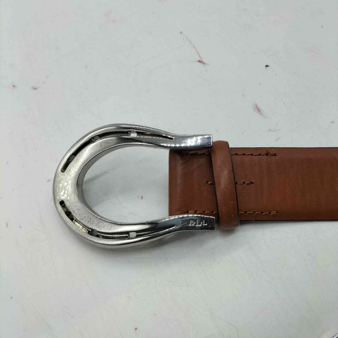 ローレンラルフローレン LAUREN RALPH LAUREN R.L.L genuine leather 本革 リアル レザー 馬蹄 蹄鉄 ホースシュー バックル ベルト レディース