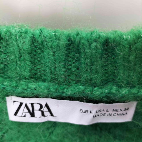 ザラ ZARA ケーブルニットカーディガン レディース L