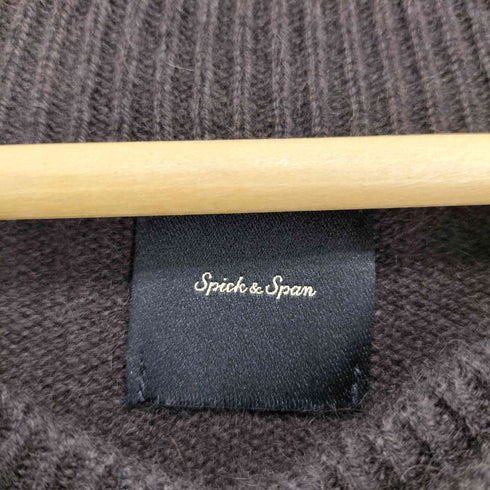 スピックアンドスパン Spick and Span ウールカシミヤ Vネックニット レディース