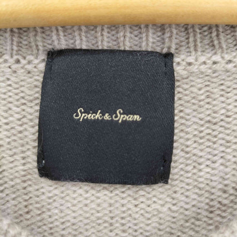 スピックアンドスパン Spick and Span ウールカシミヤ Vネックニット レディース