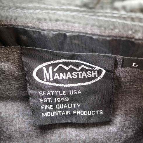マナスタッシュ MANASTASH ポケッタブルポンチョ メンズ L