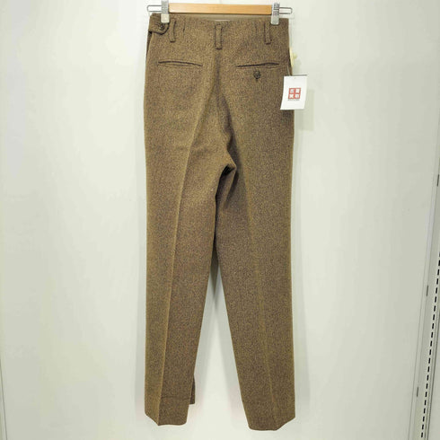 ラルフローレン RALPH LAUREN ウール ツイード ヘリンボーン タック スラックス レディース 7