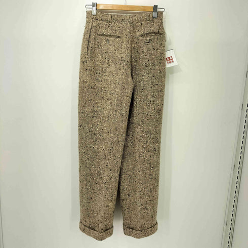ペリーエリス PERRY ELLIS 80-90s アイルランドファブリック ネップ ウール ツイード スラックス レディース 50-23-9