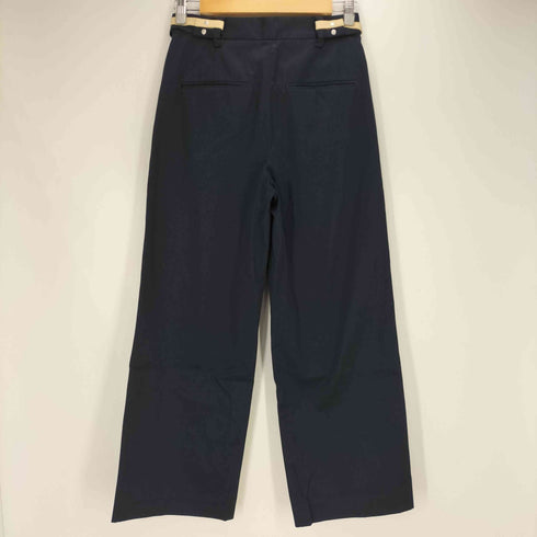ATTISESSION ベルト タックワイドパンツ レディース JPN:36