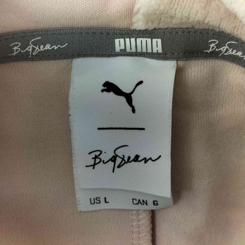 プーマ PUMA ラッパー コラボ ベロア 切り替え プルオーバー パーカー レディース import:L