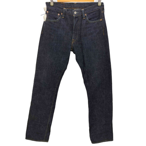 EIGHT-G 男デニム第二弾 17oz 702-WA 赤耳 セルビッチ ボタンフライ ワンウォッシュ ストレート デニム メンズ W31L34