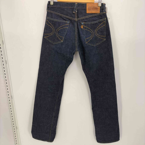 EIGHT-G 男デニム第二弾 17oz 702-WA 赤耳 セルビッチ ボタンフライ ワンウォッシュ ストレート デニム メンズ W31L34