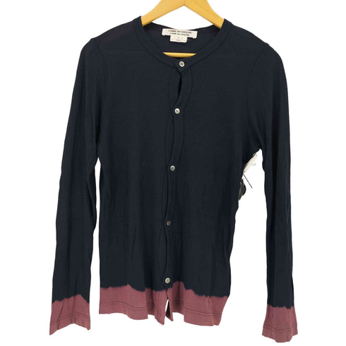 コムデギャルソンコムデギャルソン COMME des GARCONS COMME des GARCONS 08AW ブリーチ加工 レーヨンクルーネックカーディガン レディース SS