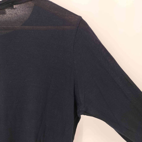 コムデギャルソンコムデギャルソン COMME des GARCONS COMME des GARCONS 08AW ブリーチ加工 レーヨンクルーネックカーディガン レディース SS
