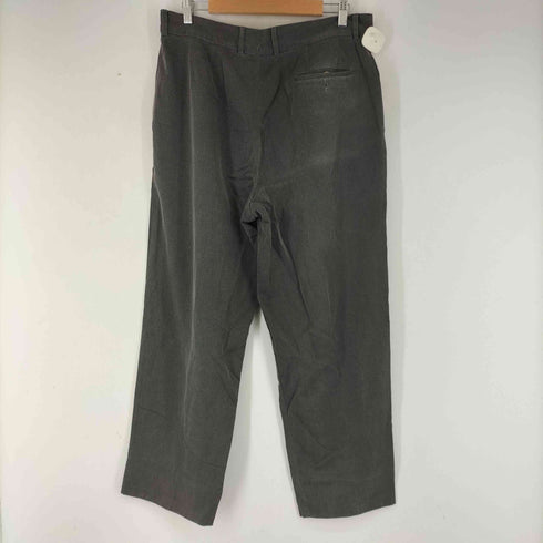 バーニーズニューヨーク BARNEYS NEWYORK VIRGOLA イタリア製 2タック ストラップ ワイドスラックス メンズ EUR:51-52