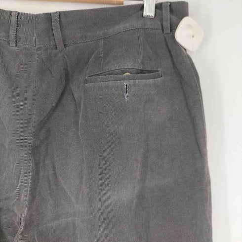 バーニーズニューヨーク BARNEYS NEWYORK VIRGOLA イタリア製 2タック ストラップ ワイドスラックス メンズ EUR:51-52