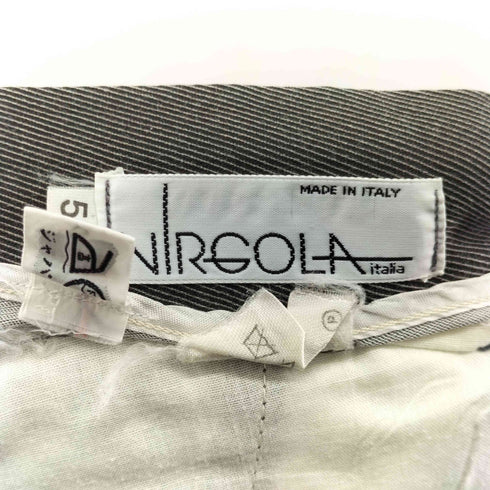 バーニーズニューヨーク BARNEYS NEWYORK VIRGOLA イタリア製 2タック ストラップ ワイドスラックス メンズ EUR:51-52