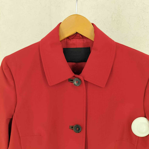 プラダ PRADA 90s ポリエステル 3B ショート丈 テーラードジャケット レディース 42