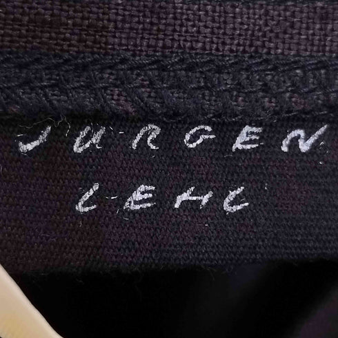 ヨーガンレール Jurgen Lehl リネン100% フロントシーム 裾プリーツ ノースリーブ ワンピース レディース JPN:M