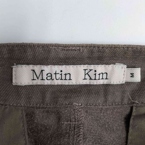 マーティンキム Matin Kim サイドストラップ ワイド パンツ レディース