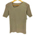 ヨーガンレール Jurgen Lehl アシンメトリー シルク混 ウール S/S ニット レディース JPN:M