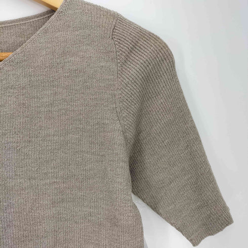 ヨーガンレール Jurgen Lehl アシンメトリー シルク混 ウール S/S ニット レディース JPN:M