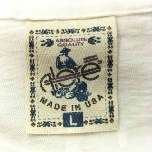 アローレ ALORE 80-90s USA製 フィッシュプリント ショートスリーブ Tシャツ メンズ import:L