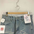 ウエストフリルダメージ加工ブーツカットデニムパンツ レディース JPN:L