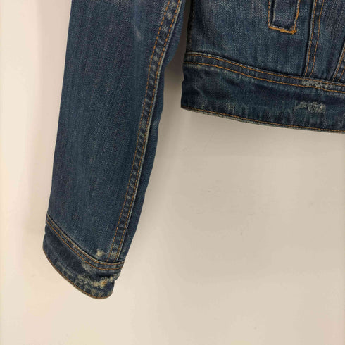 アバクロンビーアンドフィッチ Abercrombie & Fitch ボア デニム トラッカージャケット レディース import:M