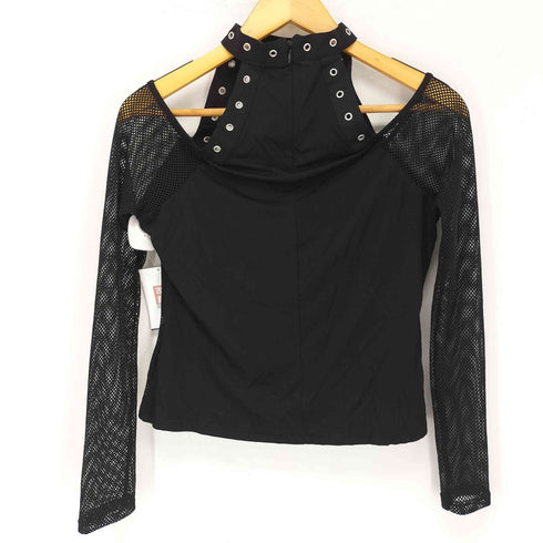 キルスター KILLSTAR SUBVERSA LONG SLEEVE TOP メッシュ カットソー レディース