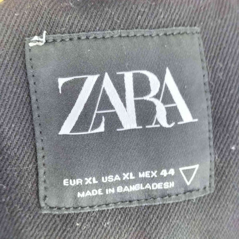 ザラ ZARA ジップアップ デニムジャケット メンズ import:XL
