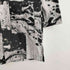 ノーアイディーブラック NO ID.BLACK 21AW Liquid Print Hooded Shirt リキッド プリント フーデッド シャツ 総柄 メンズ JPN:2