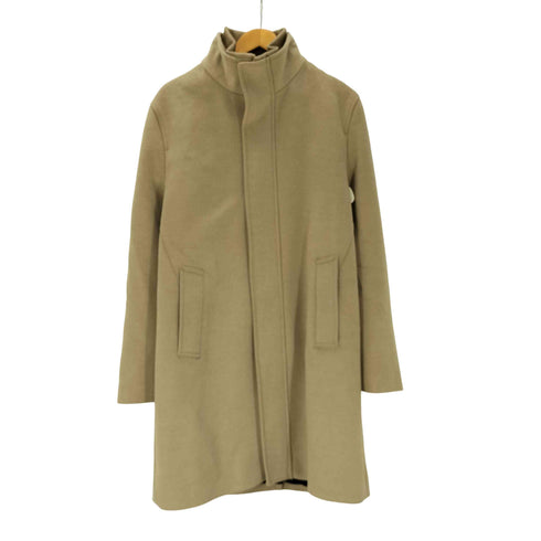 ザラ ZARA スタンドカラー ジップアップ ロング コート レディース import:L