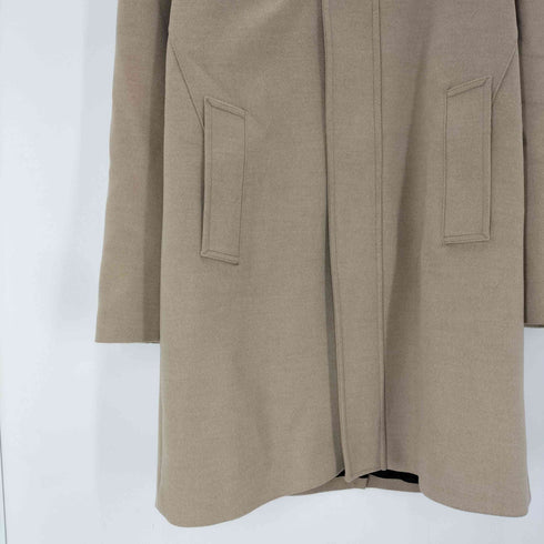 ザラ ZARA スタンドカラー ジップアップ ロング コート レディース import:L