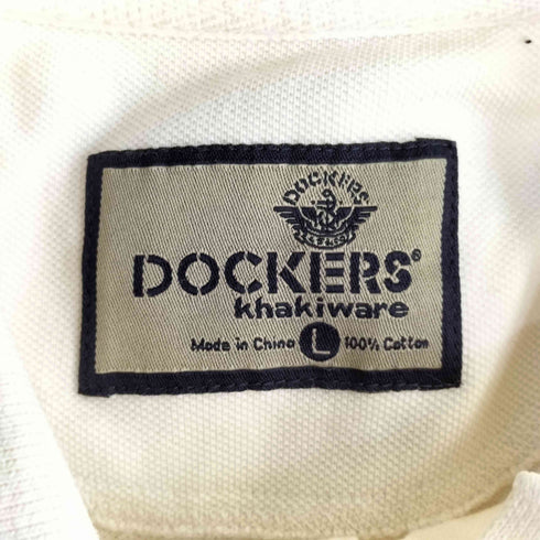 ドッカーズ DOCKERS ロゴ刺繍 長袖 ポロシャツ メンズ import:L