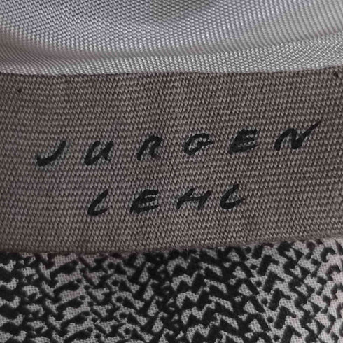 ヨーガンレール Jurgen Lehl シルク混 コットン 総柄 切替 ロング スカート レディース JPN:M