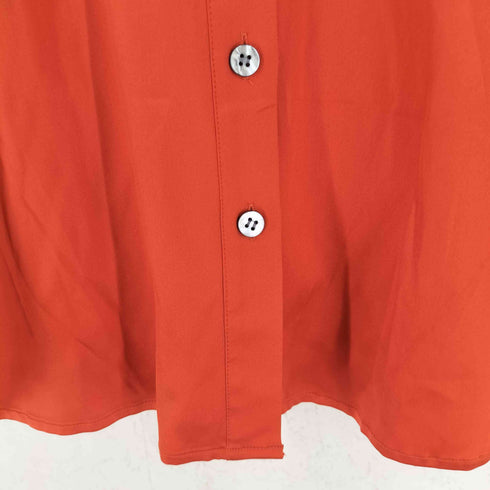 ローラアシュレイ LAURA ASHLEY 90s シルク 長袖 レギュラーカラー シャツ レディース M