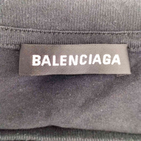 バレンシアガ BALENCIAGA LOGO TAB REGULAR T-SHIRT ロゴタブレギュラーTシャツ メンズ import:XS