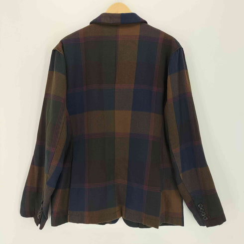 エンジニアードガーメンツ Engineered Garments WOOL TWILL PLAID BROWN B2B JACKET ウール ツイル プレイド ブラウン ビーツービー ジャケット メンズ JPN:S