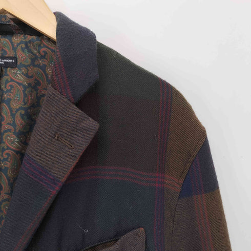 エンジニアードガーメンツ Engineered Garments WOOL TWILL PLAID BROWN B2B JACKET ウール ツイル プレイド ブラウン ビーツービー ジャケット メンズ JPN:S