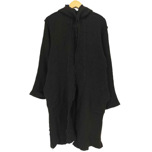 ミーイッセイミヤケ me ISSEY MIYAKE カリフラワー フロントステッチ フーデッド コート レディース