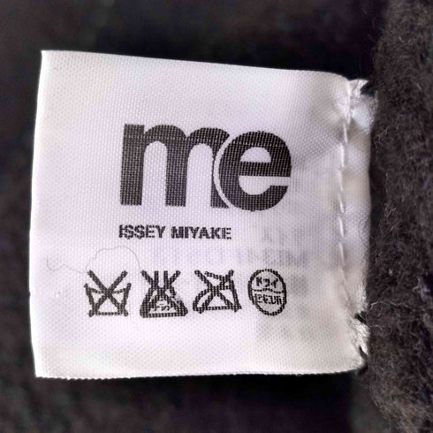 ミーイッセイミヤケ me ISSEY MIYAKE カリフラワー フロントステッチ フーデッド コート レディース