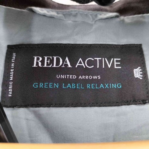 ユナイテッドアローズグリーンレーベルリラクシング UNITED ARROWS green label relaxing REDA ACTIVE ノーラペルジャケット テーパード パンツ セットアップ レディース 40