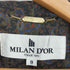 MILAN D'OR ミランドール シルク100 ペイズリー柄 コクーンコート レディース 9