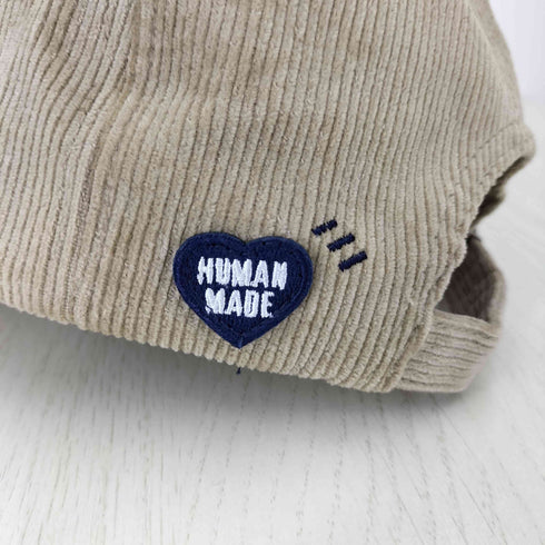 ヒューマンメイド HUMAN MADE ロゴ ワッペン コーデュロイ キャップ メンズ FREE